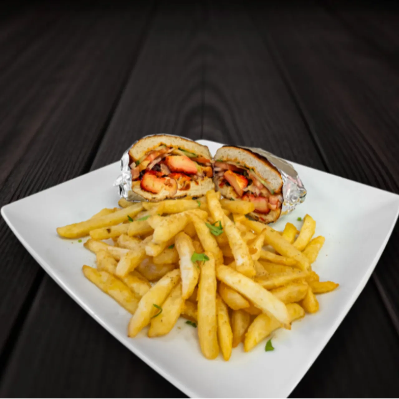 $10 Chicken Tikka Burger / Veg Tikki Burger