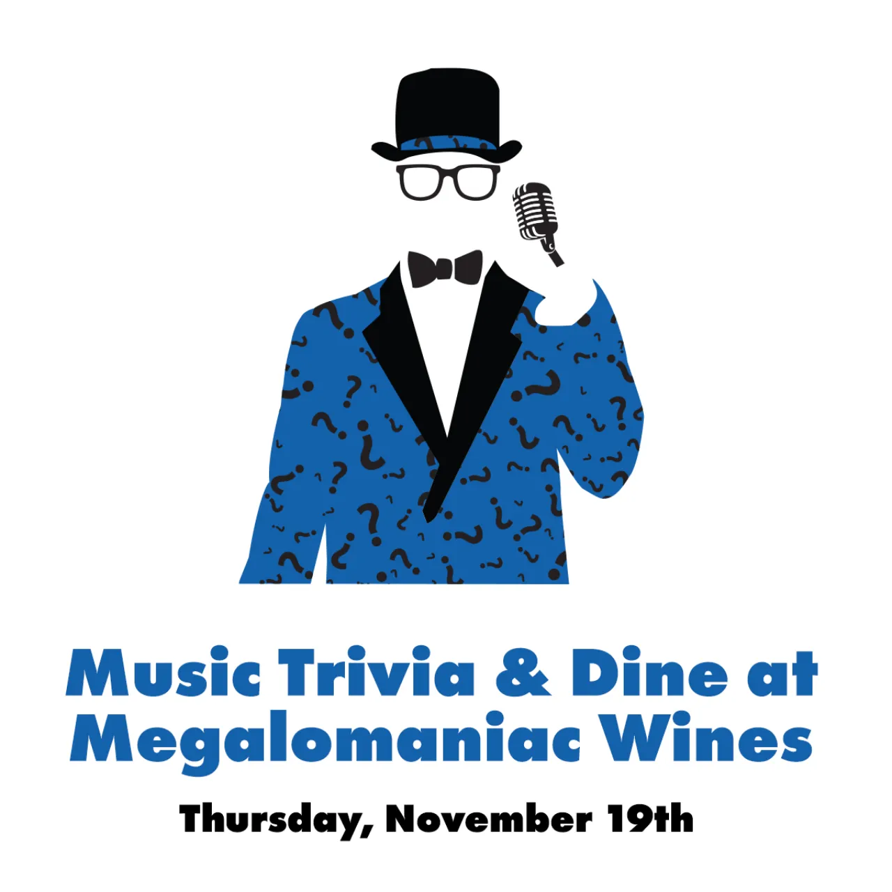 Music Trivia & Dine at Megalomaniac Wines